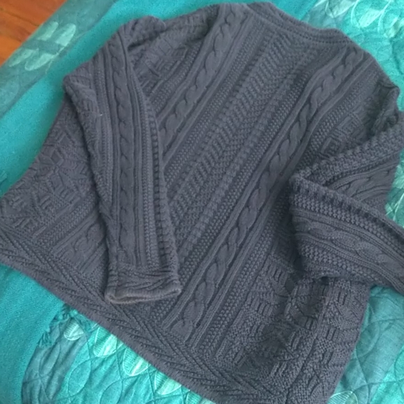 L.L. Bean Navy Knit Cardigan XS - Picture 5 of 6